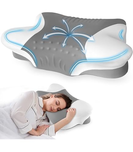 Amazon.com: Puzzlandia Cervical Neck Pillows with Memory Foam